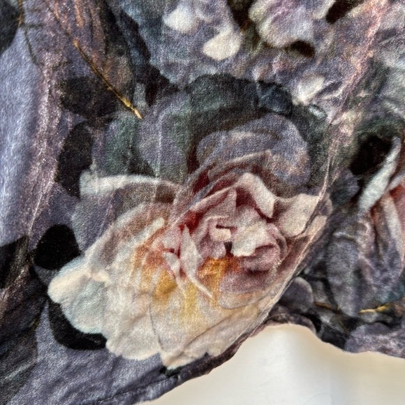 Johnny Was velvet floral tank - Picture 5 of 7